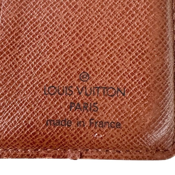 Authentic Louis Vuitton Brown Monogram Leather Pocket Organizer Card Holder - Picture 10 of 13